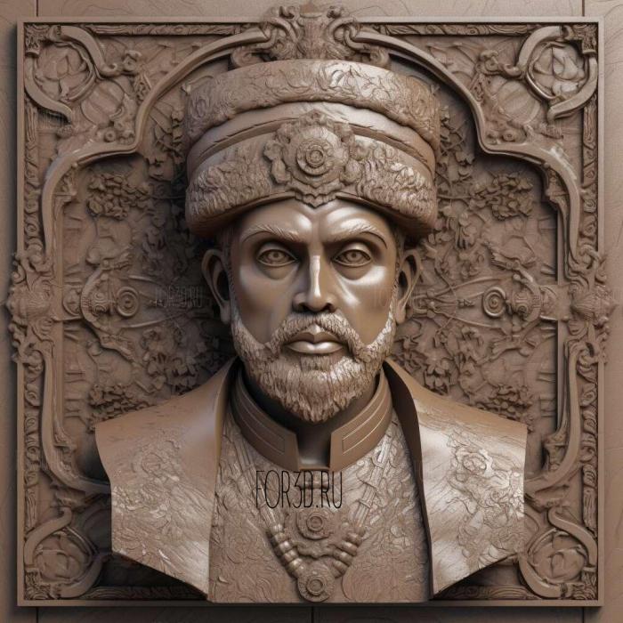 Sultan Qaboos 2 stl model for CNC